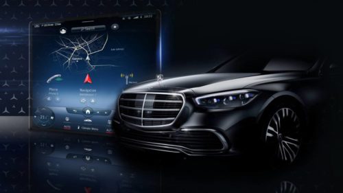 2021 Mercedes S-Class teases AR windshield and hybrid range boost