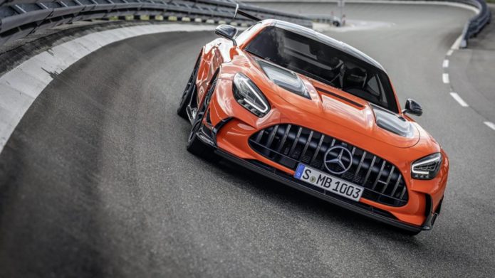 If the AMG GT Black Series in Magma Beam orange doesn’t dazzle you, the price might