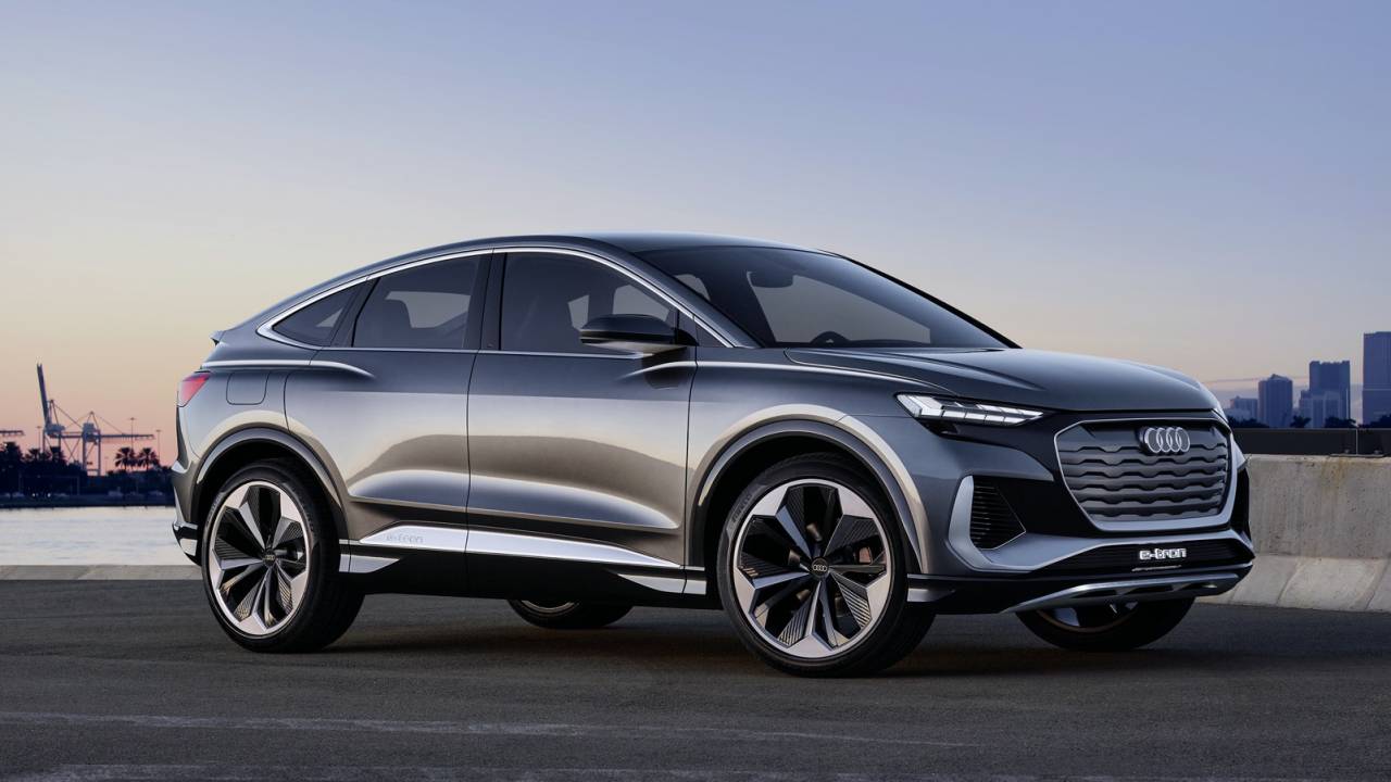 Audi Q4 Sportback e-tron concept previews crossover EV for 2021