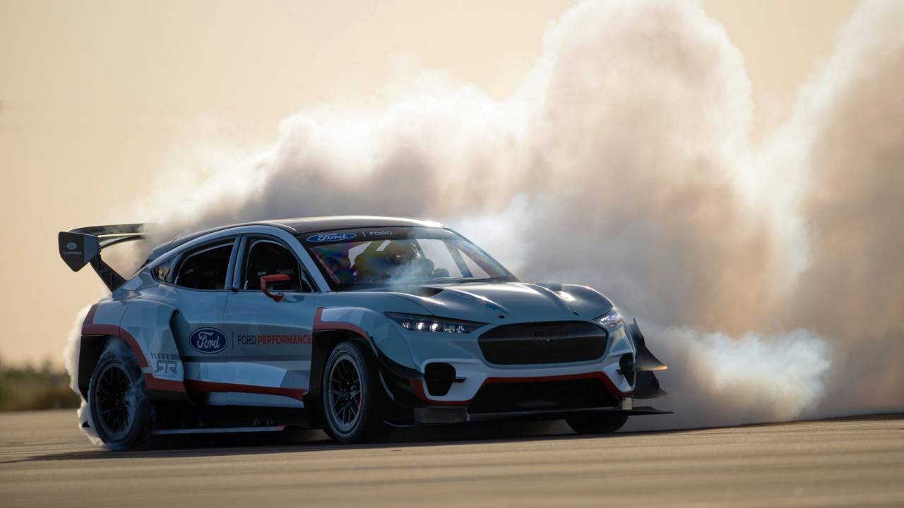 Born to drift: 1,400hp Mustang Mach-E 1400 packs 7 electric motors