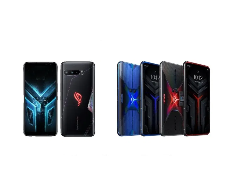 ASUS ROG Phone 3 vs Lenovo Legion Phone Duel specs comparison