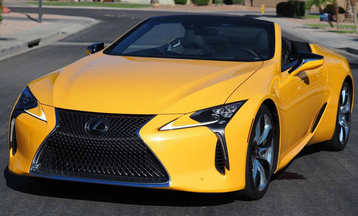 2021 Lexus LC 500 Convertible first drive review Top