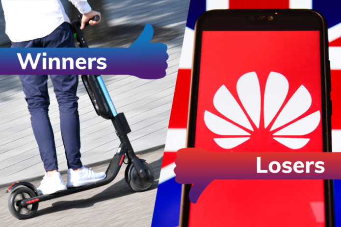 Winners and Losers: e-scooters race on while Huawei’s 5G dreams go bust