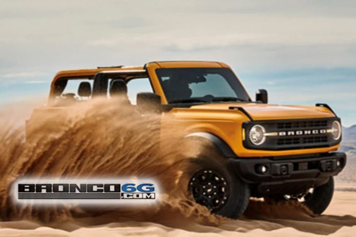 Ford Bronco 4×4 leaked