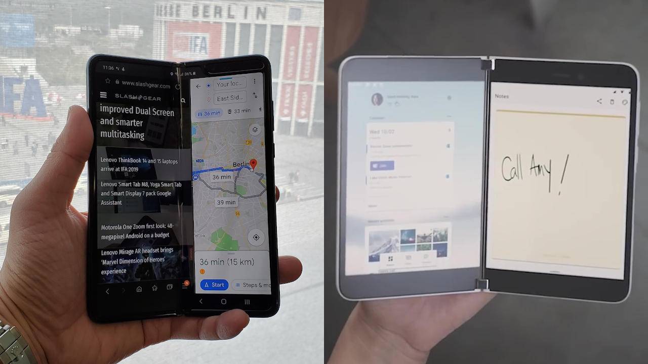 Galaxy Z Fold 2 vs Surface Duo: who will fold and who will win