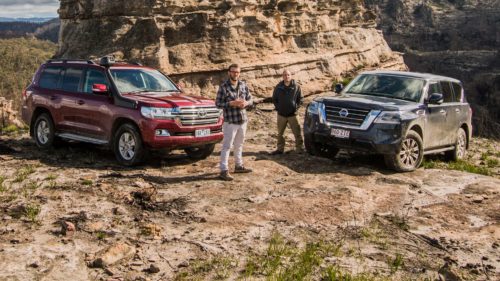 2020 Toyota LandCruiser v Nissan Patrol off-road comparison review