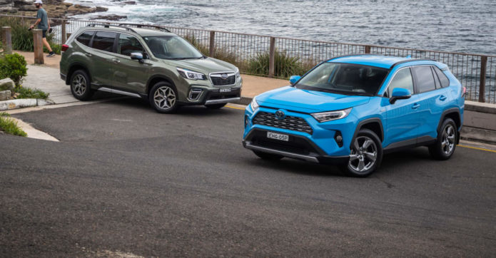 Hybrid SUV comparison review: Subaru Forester Hybrid v Toyota RAV4 Hybrid