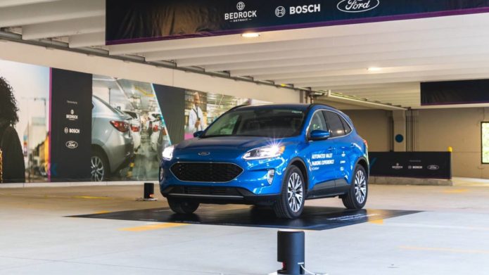 Watch Ford and Bosch’s garage where the cars park themselves