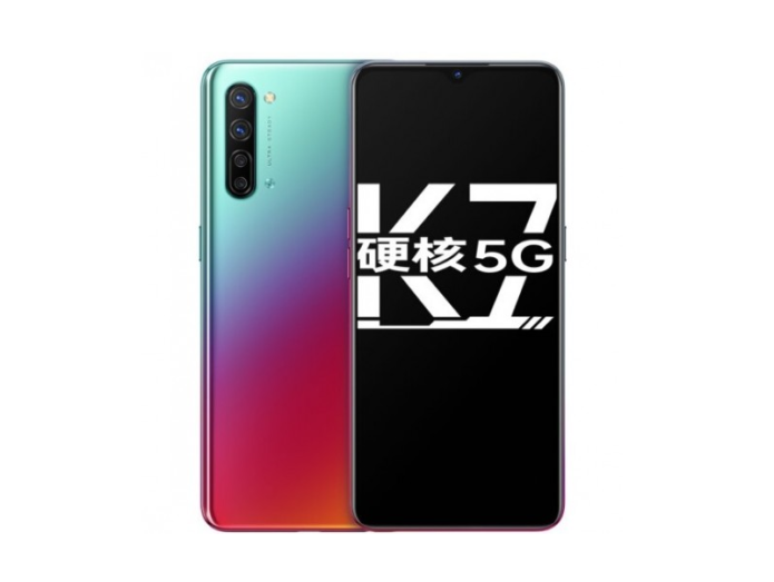 Oppo K7 5G goes official with a Snapdragon 765G SoC and 48MP quad camera