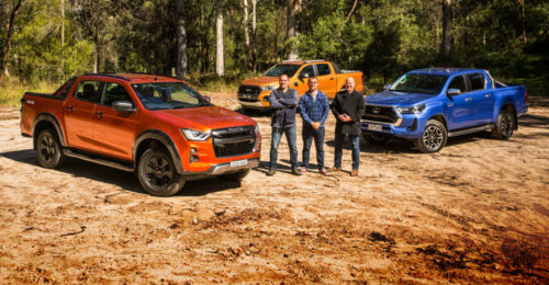 Ute review: 2021 Isuzu D-Max X-Terrain v Toyota HiLux SR5 v Ford Ranger Wildtrak comparison