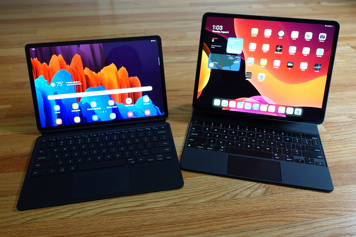 The Samsung Galaxy Tab S7+ delivers iPad Pro-level hardware—but Android (or DeX) is no iPadOS