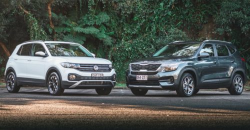 Small SUV review: 2020 Kia Seltos v Volkswagen T-Cross comparison