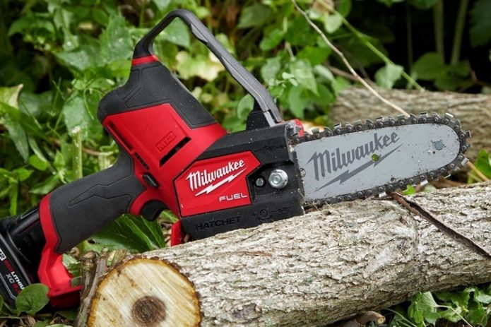 Milwaukee M12 Fuel Hatchet Is A Mini-Chainsaw For Limbing, Pruning, And Other Landscaping Tasks