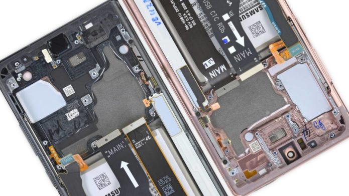 Galaxy Note 20’s different cooling systems is not a problem, says iFixit