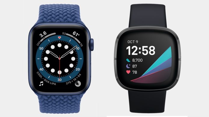 Apple Watch Series 6 v Fitbit Sense: battle of the health watches