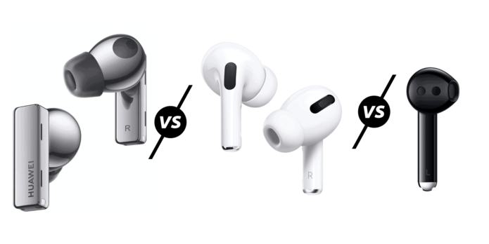 population compression Set up the table Huawei FreeBuds Pro vs Freebuds 3 & 3i vs Apple AirPods Pro - GearOpen.com