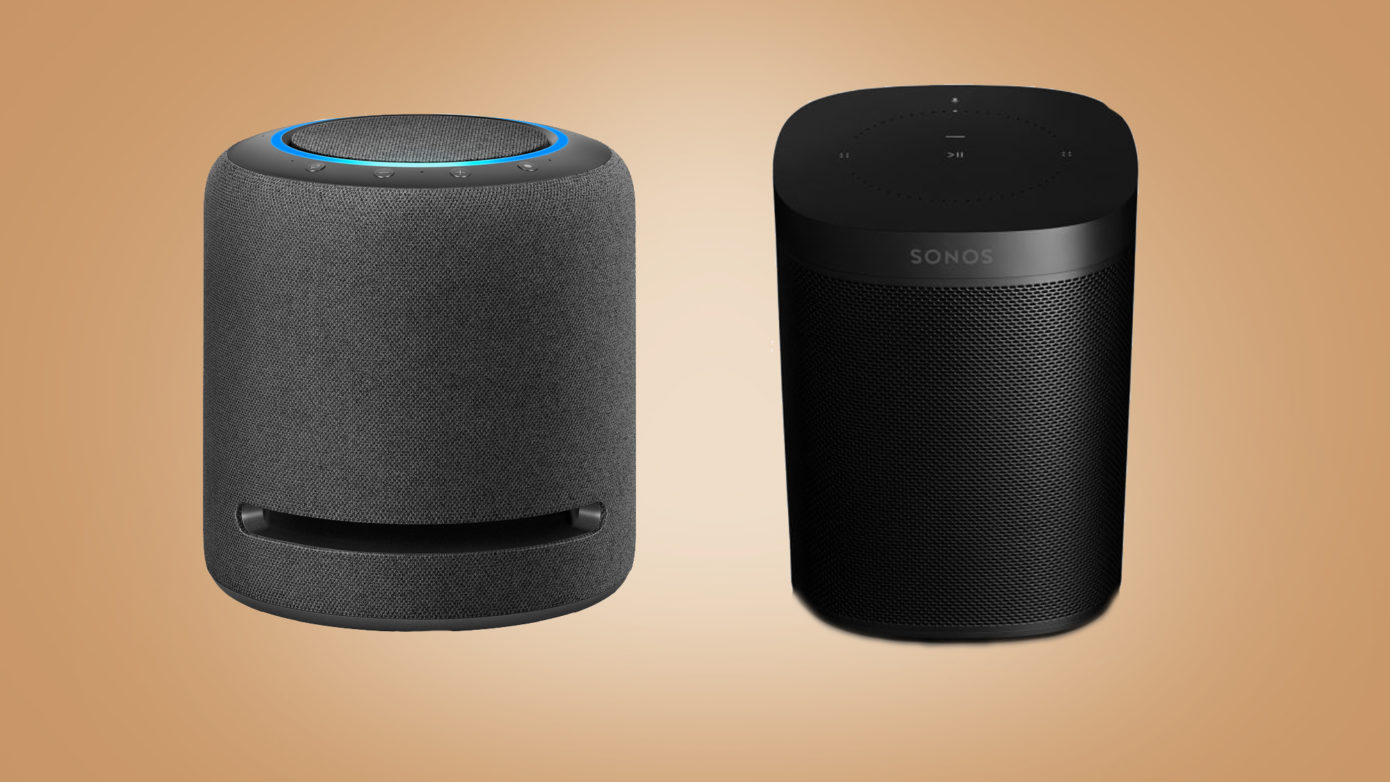 2x sonos one smart speaker