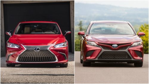 2020 Lexus ES Hybrid vs. 2020 Toyota Camry Hybrid: What’s the Difference?