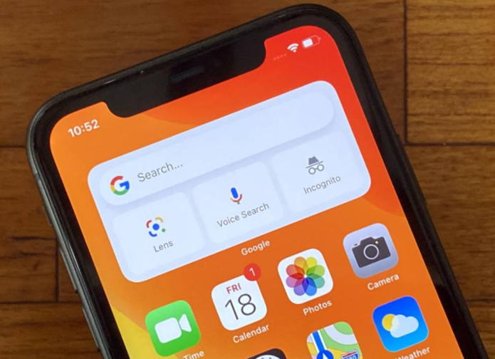 Google widget for iOS 14 makes for swifter searches
