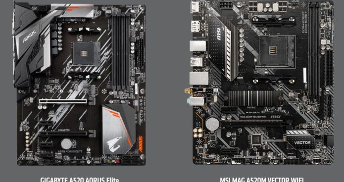 AMD A320 vs A520 vs B450 vs B550 Chipset Comparison