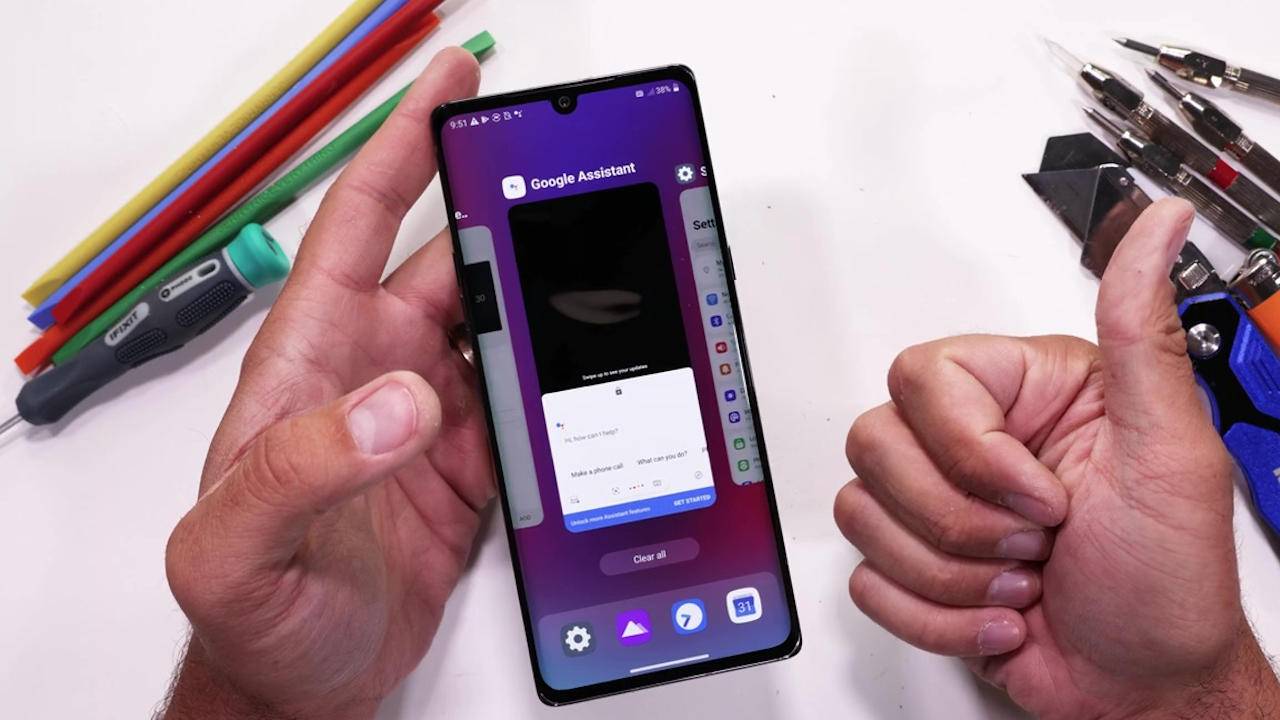 LG Velvet proves to be a solid winner in durability test
