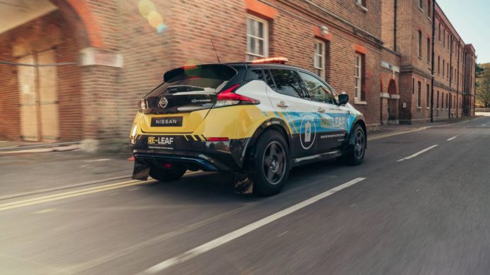 Nissan RE-LEAF is an all-electric emergency response vehicle