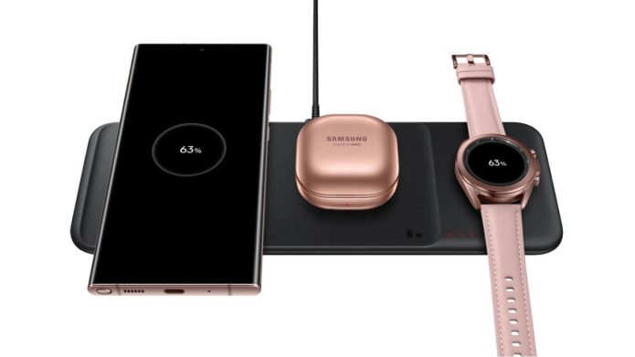 Samsung Wireless Charger Trio specs detailed in product pages