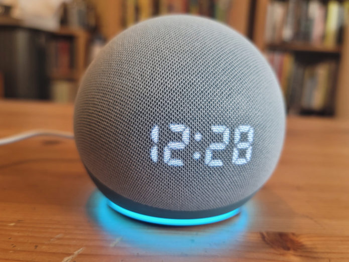 Amazon Echo Dot with Clock (2020)