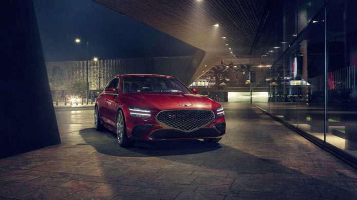 2022 Genesis G70 receives a mild facelift and new performance tech