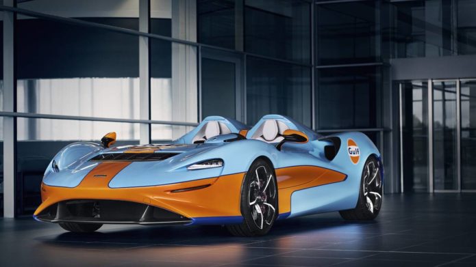 McLaren Elva Gulf Theme to debut at Goodwood