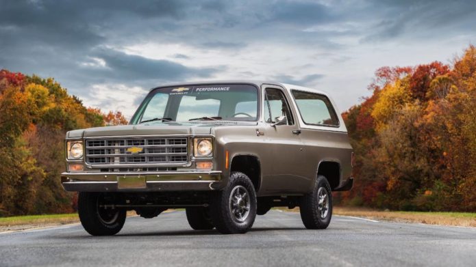 This 1977 Chevy K5 Blazer-E is an all-electric homage to the past