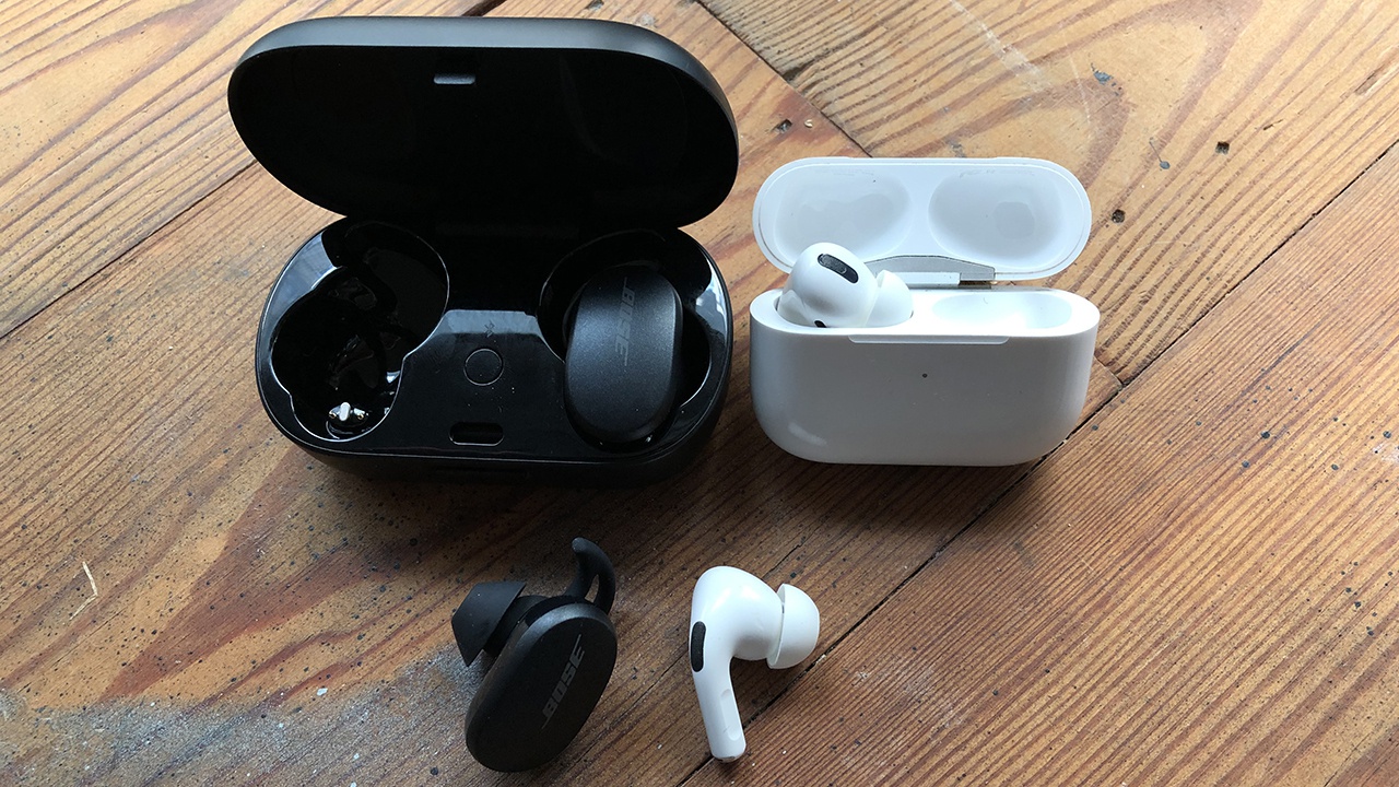 Apple AirPods Pro vs Bose QuietComfort Earbuds: which noise-cancelling earbuds are best?