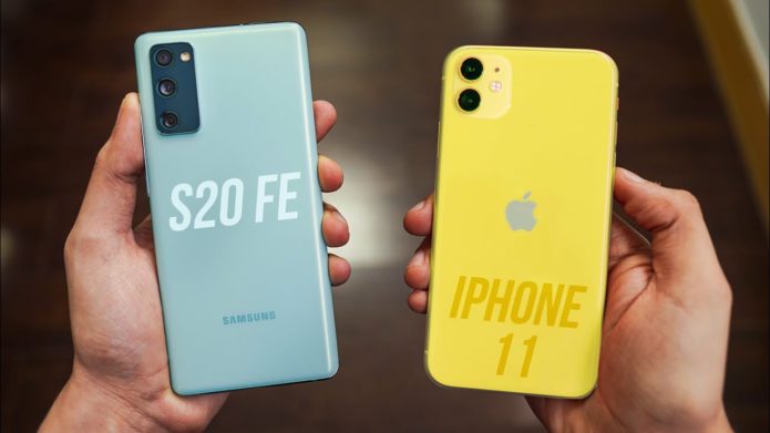 Samsung Galaxy S20 FE vs. iPhone 11: Budget flagships battle it out