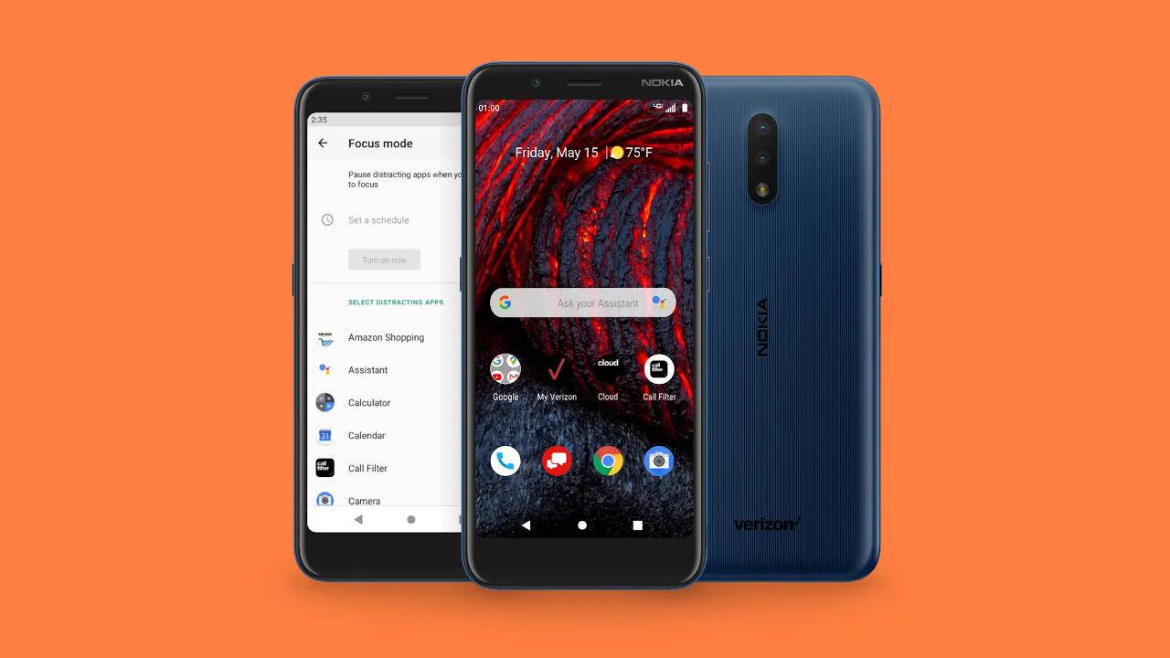 Nokia 2 V Tella on Verizon wants you to smile about something