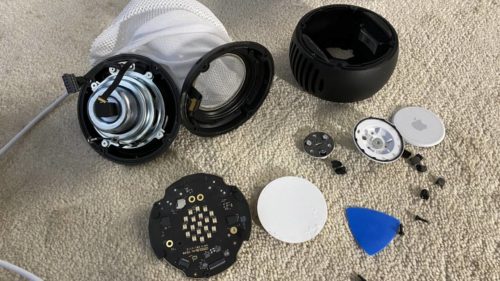 HomePod mini teardown warns owners not to pull the power cable
