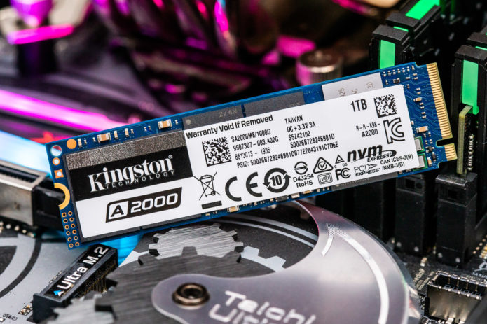 500GB Kingston A2000 SSD M.2 NVMe Review