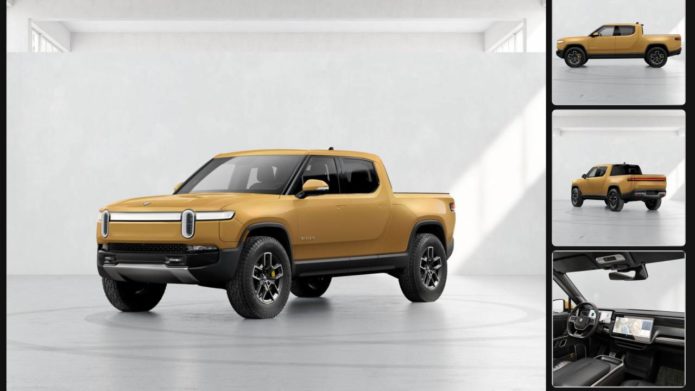 Rivian configurator details R1T and R1S – EV colors, wheels and batteries