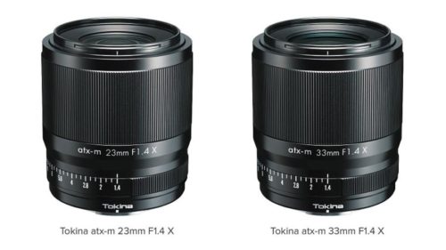 Tokina atx-m 23mm f/1.4 and 33mm f/1.4 Lenses Announced