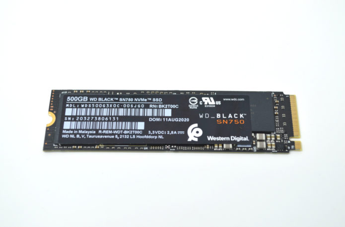 WD Black SN750 500GB NVMe SSD Review