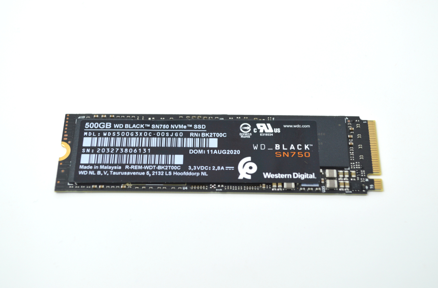 WD Black SN750 500GB NVMe SSD Review GearOpencom