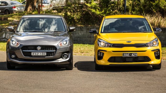 2020 Kia Rio v Suzuki Swift comparison: Small hatch review