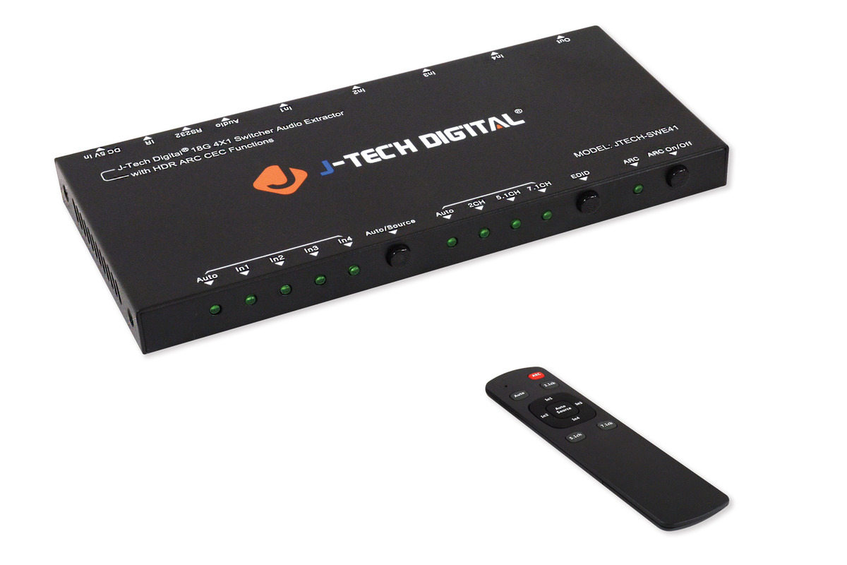 J-Tech Digital 4x1 HDMI switcher review: An HDMI switch so nice, we reviewed it twice