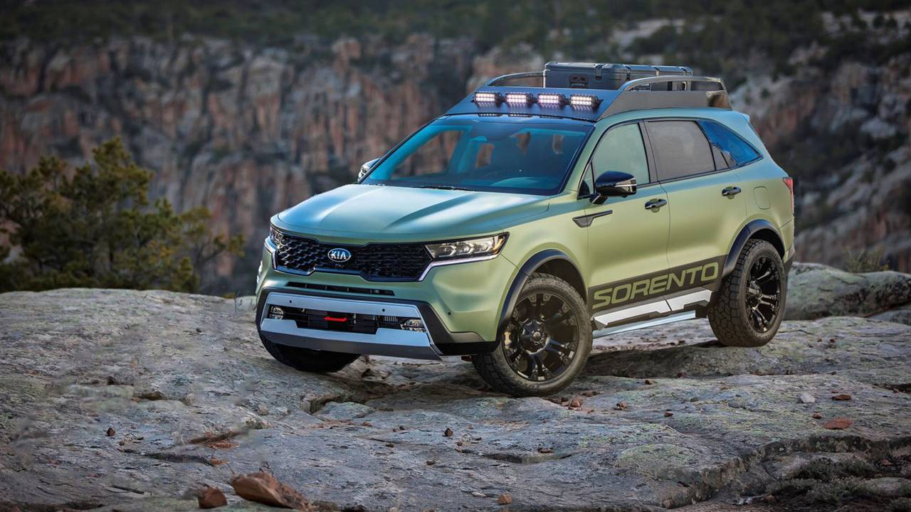 Modified Kia Sorento SUVs are ready to adventure