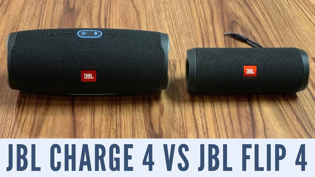 JBL Charge 4 vs. Flip 4: Which Bluetooth speaker should you buy?