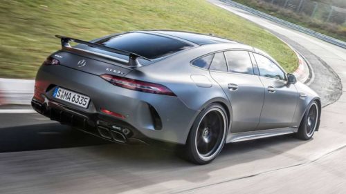 The 2021 Mercedes-AMG GT 63 S has set a new Nürburgring lap record
