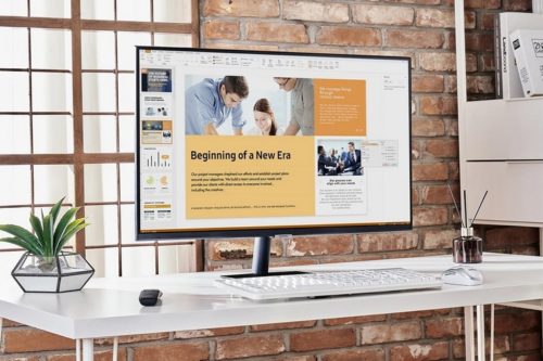 Samsung’s M5 Series Smart Monitor Comes With Built-in Office 365, Remote PC Access, And Entertainment Apps, So You Can Use It As A Standalone PC
