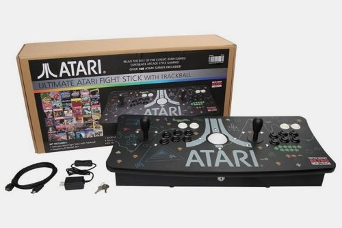 Ultimate Atari Fight Stick With Trackball Is An All-In-One Two-Player Arcade Console With 100 Of Your Favorite Atari Games Onboard