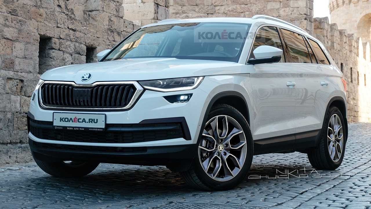 2021 Skoda Kodiaq Facelift Rendered After Recently Spotted Prototype