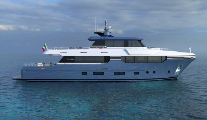 Italian Vessels 28.5M first look: This new Spadolini design is all about cruising range
