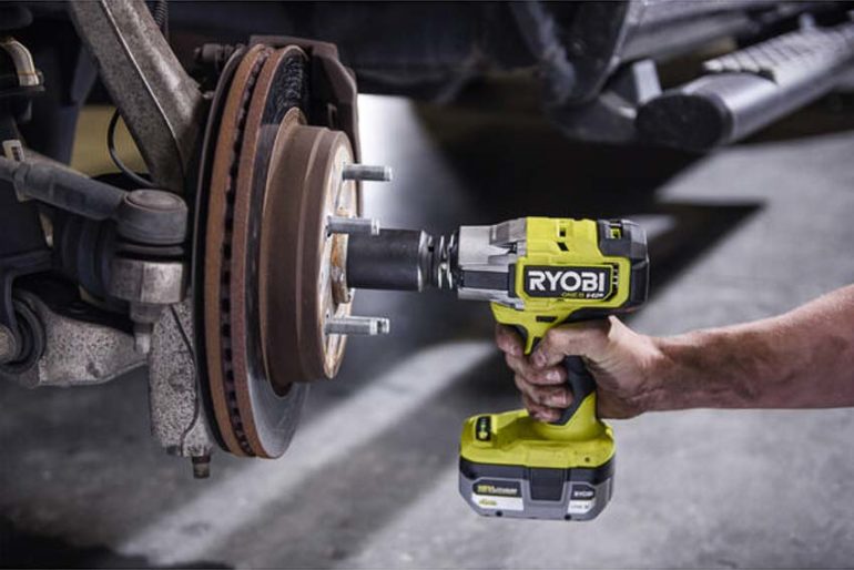 Ryobi 18V HP Brushless 4Mode 1/2” Impact Wrench (P262)